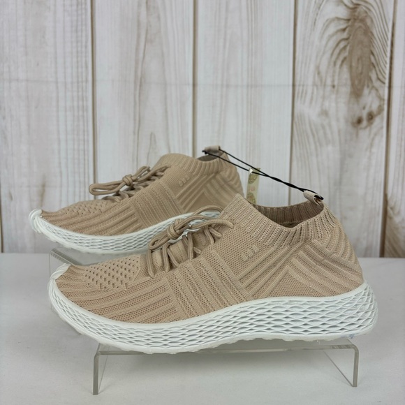 Altar'd State Shoes - Altar’d State Tuscan Shoes Fabric Athletic Slip-On Tennis Shoes Nude Size 10